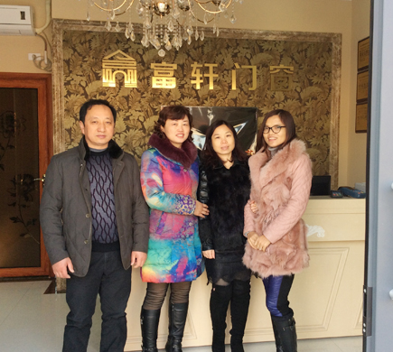 富轩门窗考察团到访两湖,为经销商排忧解难