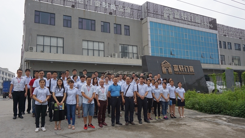 分享行业经验，共创门窗未来——加维斯门窗精英团队来我司参观