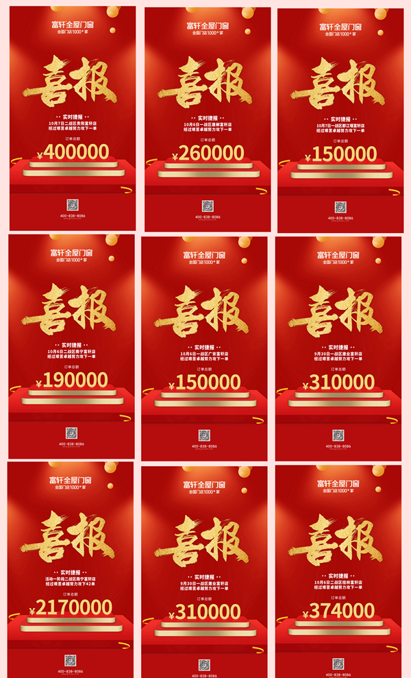 荣耀收官|富轩全屋门窗新品狂欢节，创下1.07亿斐然业绩！