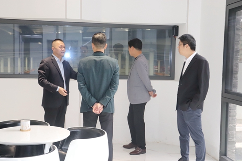行业交流|南京移门协会会长走访富轩全屋门窗