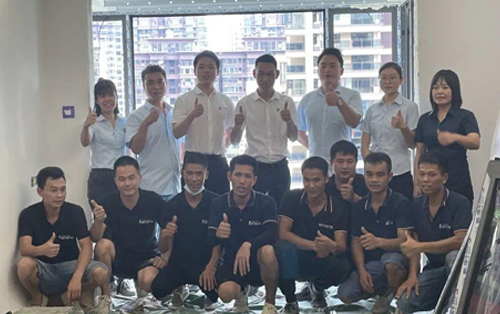 富轩全屋门窗“轩管家”安装交付服务在南宁圆满落地