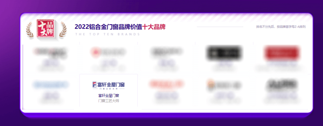 富轩门窗蝉联华腾杯铝合金门窗十佳品牌、铝合金门窗价值十大品牌 富轩门窗蝉联华腾杯铝合金门窗十佳品牌、铝合金门窗价值十大品牌
